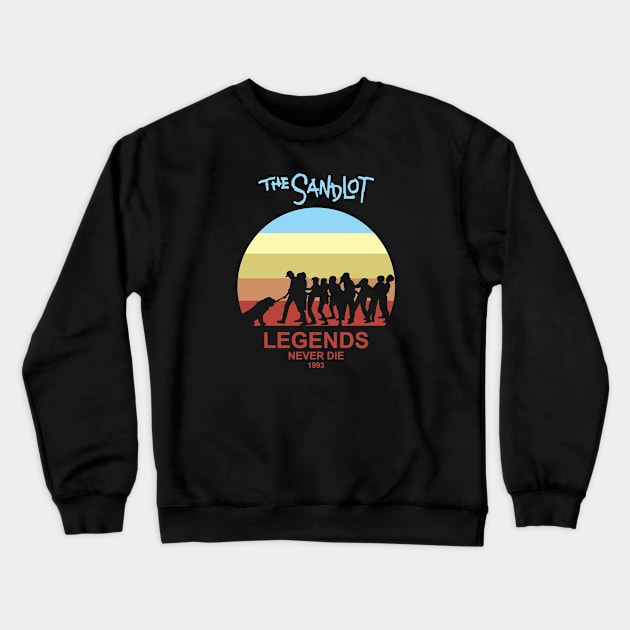 Legends never die Crewneck Sweatshirt by Alkahfsmart